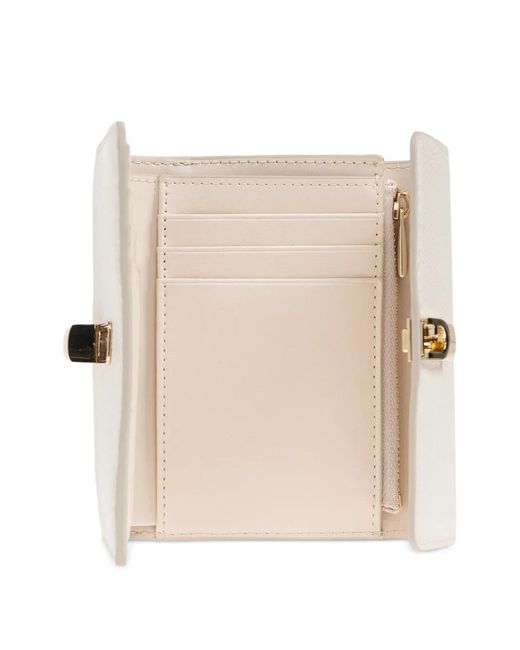 Furla Natural Small Iride Leather Wallet