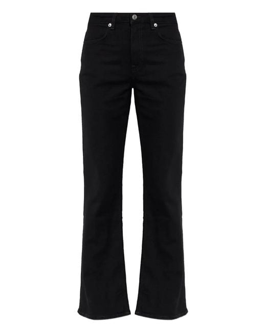Samsøe & Samsøe Black Jean À Boutonnière