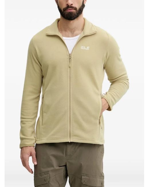 Jack Wolfskin Natural Anytrail Zip-Up Sweatshirt for men