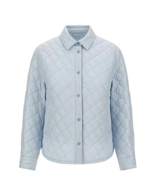 Herno Blue Gestepptes Hemd