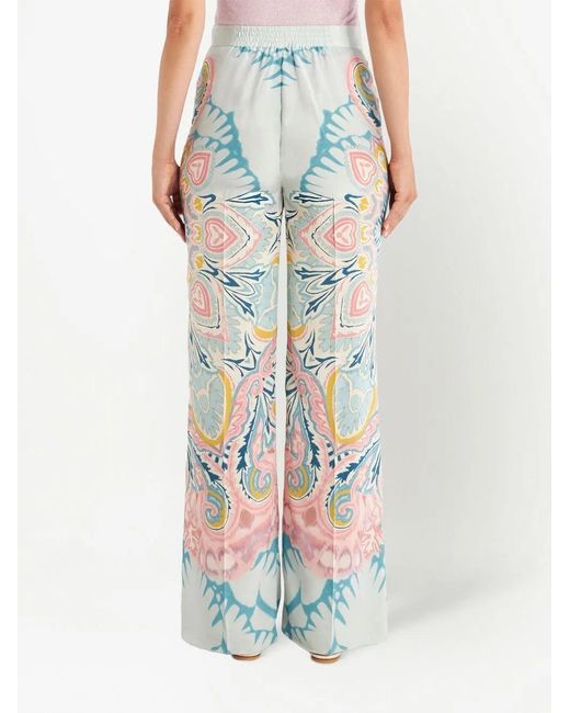 Etro Multicolor Straight Trousers