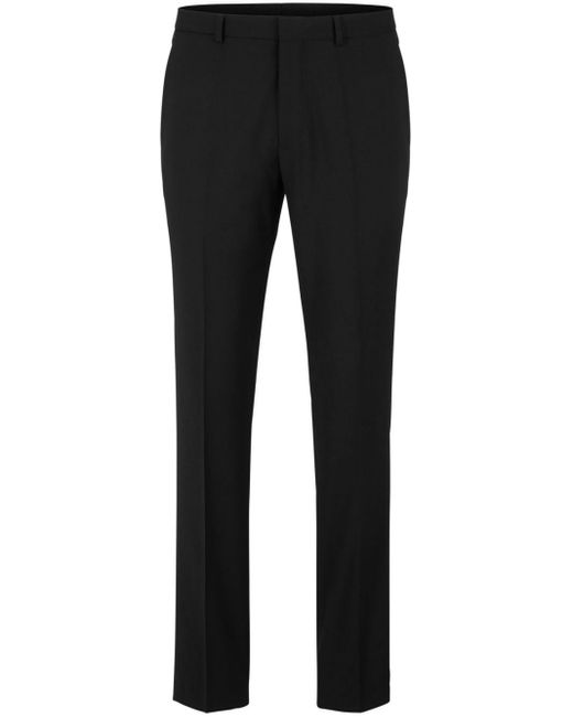 Pantalon de costume à coupe fuselée HUGO pour homme en coloris Black