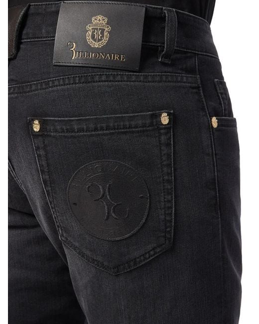 Billionaire Blue Members Only Straight-Cut Jeans for men