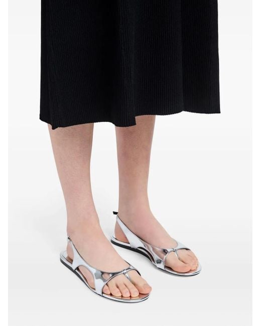 Proenza Schouler White Slash Sandalen