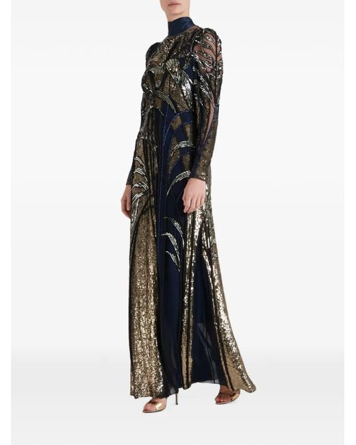 Temperley London White Marianna Sequin-Embellished Dress