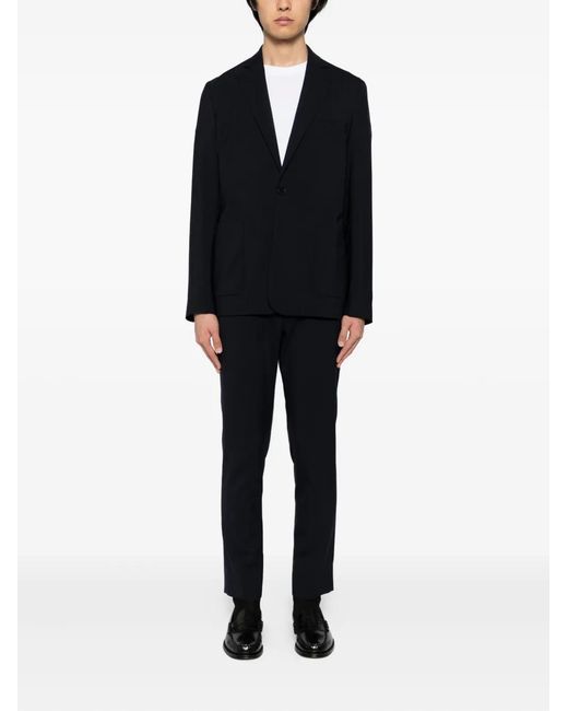 L'Estrange Black Tropical Wool Blazer for men
