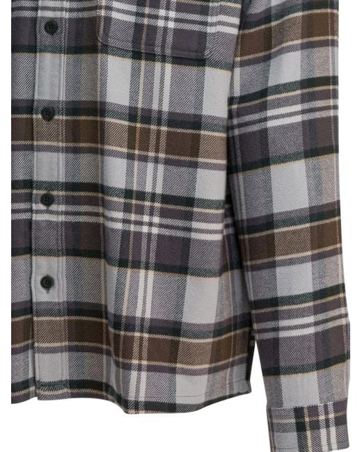 Patagonia Gray "Fjord Flannel" Shirt for men