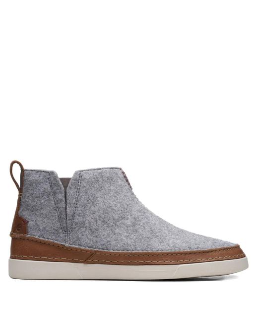 Clarks Brown Gereld Easy Chelsea Boots for men