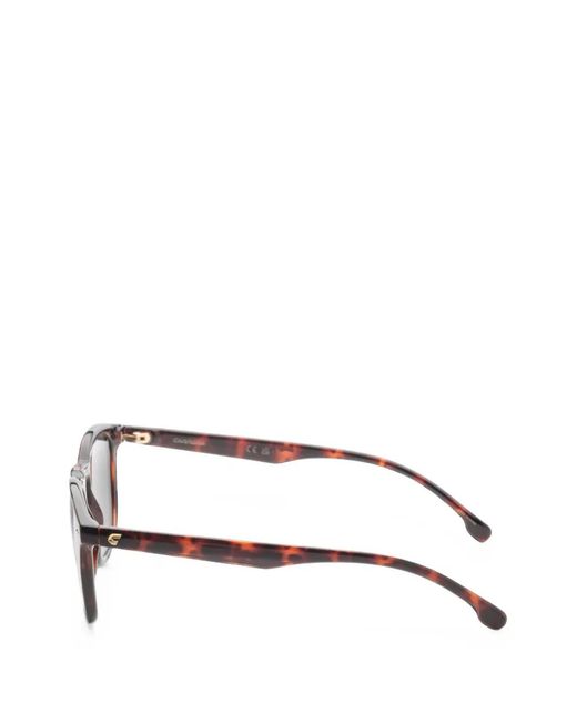 Carrera Brown Tortoiseshell-Effect Square-Frame Sunglasses