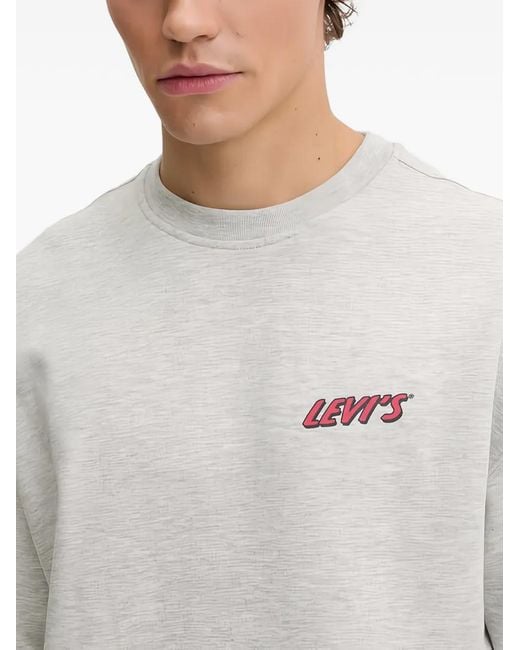 Levi's Gray Print Sweatshirt for men
