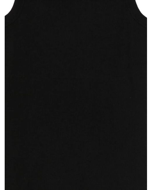 Joseph Black Ribbed Vest