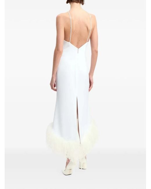 16Arlington White Ade Midi Dress