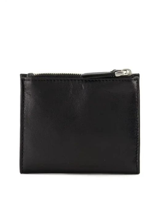 AMI Black Leather Wallet