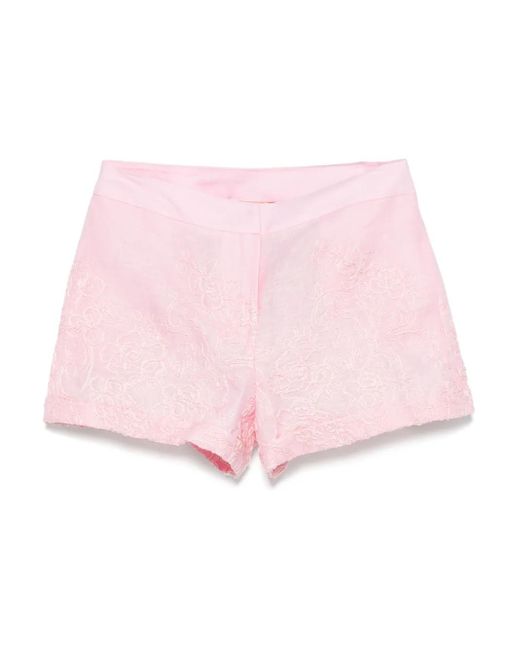 Ermanno Scervino フローラル ショートパンツ Pink