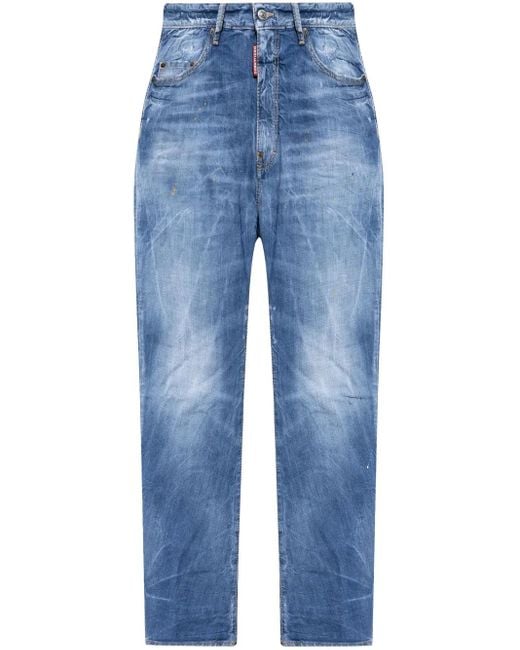 DSquared² Blue Cotton Jeans for men