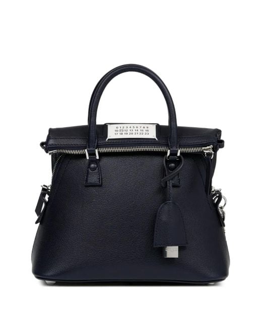 Borsa Tote 5Ac Classique Mini di Maison Margiela in Blue