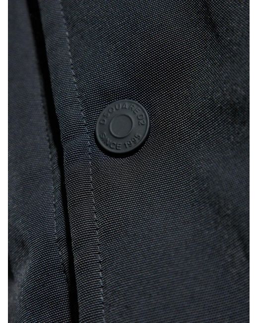 Chaleco acolchado con cierre de presión DSquared² de hombre de color Black