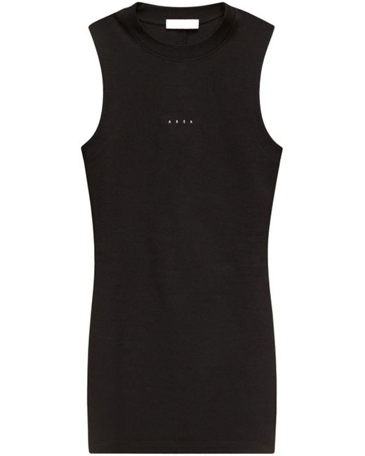 Area Black Handprint Minidress