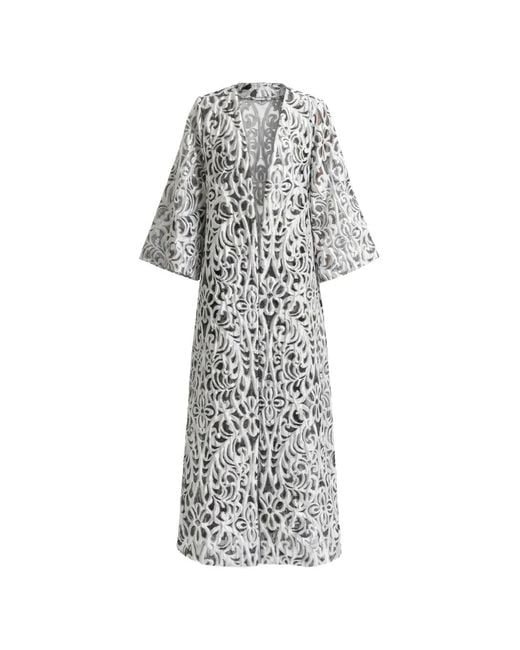 Gemy Maalouf White Structured Cape