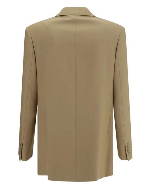 Saint Laurent Natural Wool Blazer Jacket for men