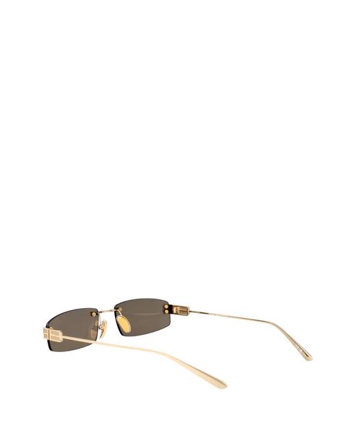 Balenciaga Natural Logo-Detail Sunglasses
