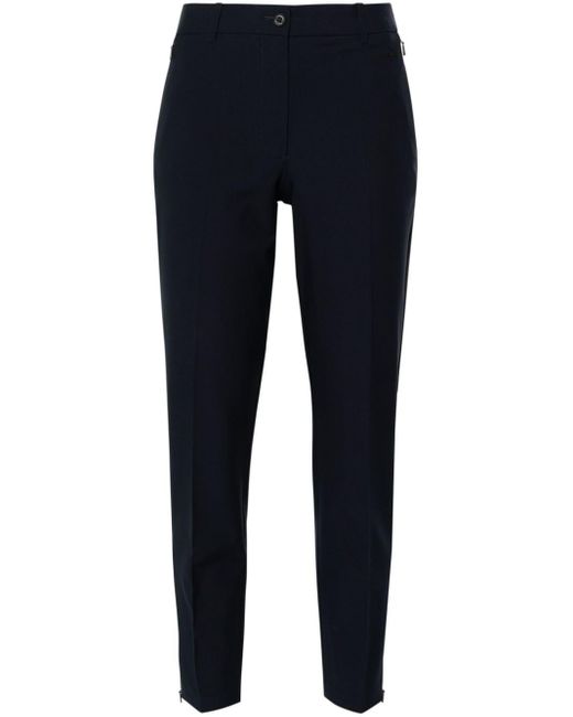 J.Lindeberg Blue Pia Mid-rise Cropped Trousers