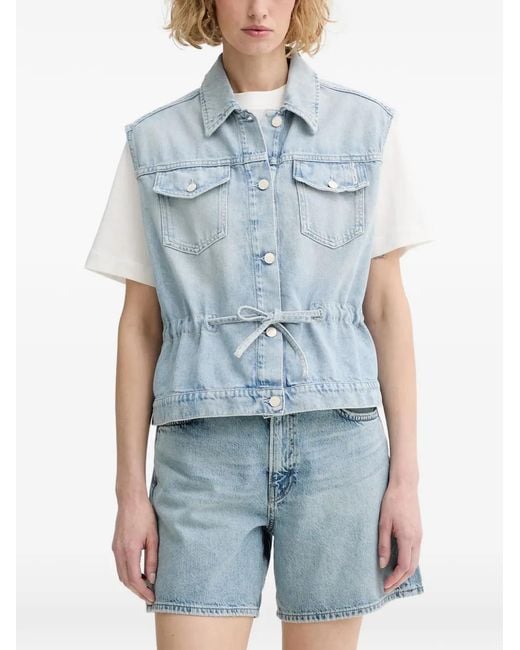 Marc O' Polo Blue Drawstring Denim Jacket