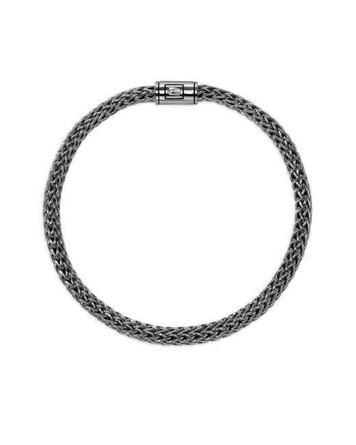 John Hardy White Sterling Icon Chain Bracelet