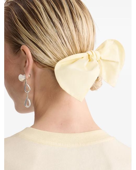 Patou Metallic Bow Scrunchie