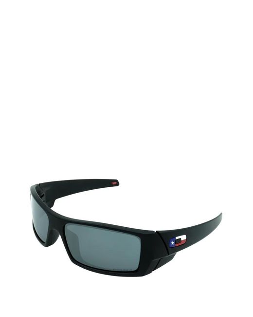 Oakley Black Gascan Rectangle-Frame Sunglasses for men