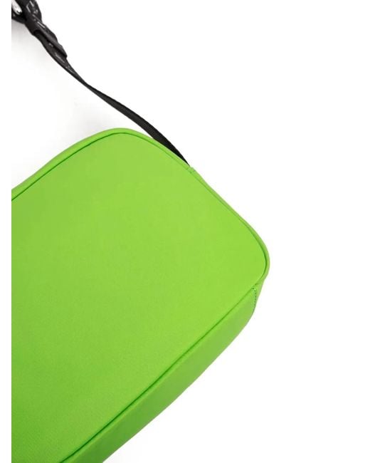 Karl Lagerfeld ロゴストラップ ショルダーバッグ Green