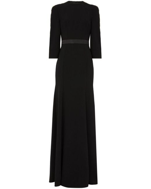 Jenny Packham Black Mildred Dress