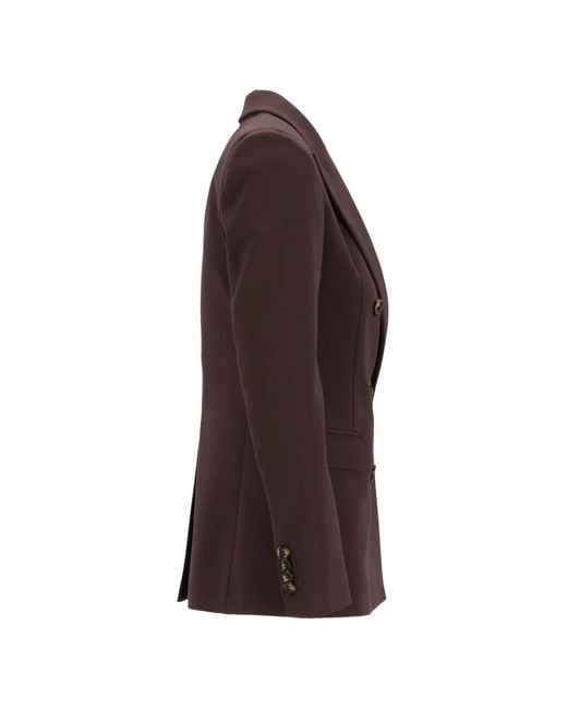 Al Duca D'aosta Brown Double-Breasted Jacket