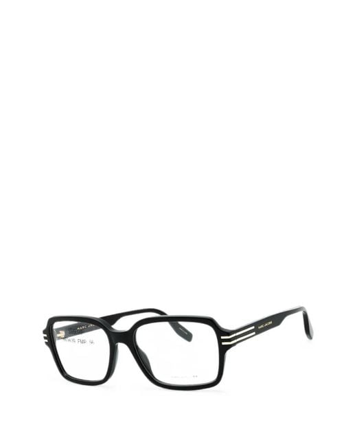 Marc Jacobs Black Rectangle-Frame Glasses for men