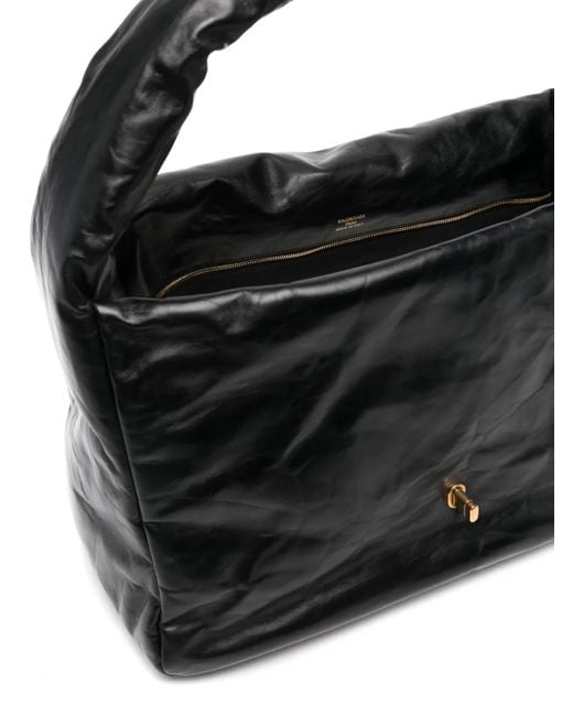 Balenciaga Black Large Monaco Shoulder Bag