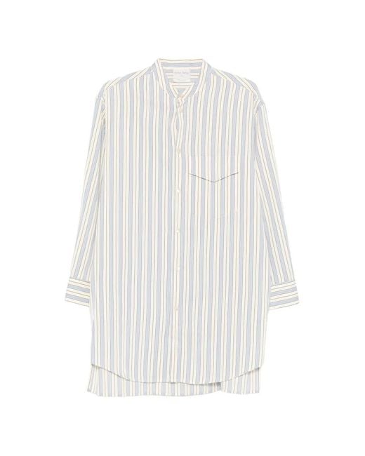 Forte_forte White Striped Tunic