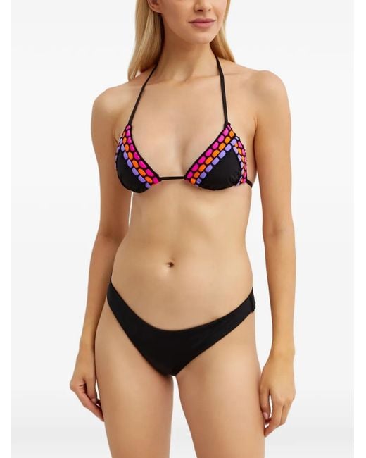 Beach Bunny Black Kira Bikini Top