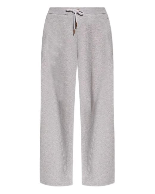Pantalon De Jogging À Coupe Ample Versace en coloris Gray