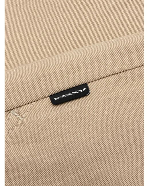Pantalones chinos con botones Neighborhood de hombre de color Natural