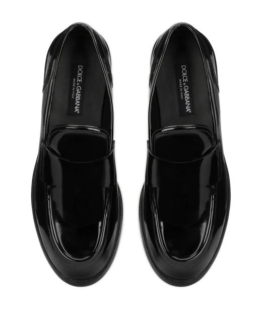 Dolce & Gabbana Black Flat Shoes for men
