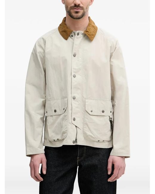 Barbour Natural Re-Engineered Corduroy-Collar Jacket for men