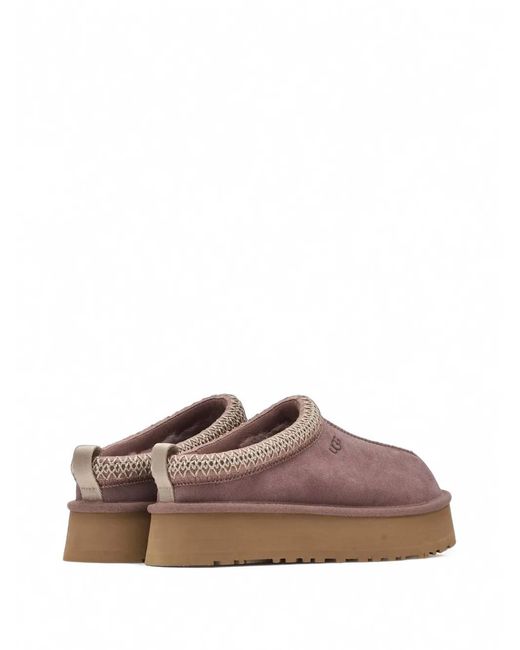Ugg Brown Tazz Ii Platform Mules