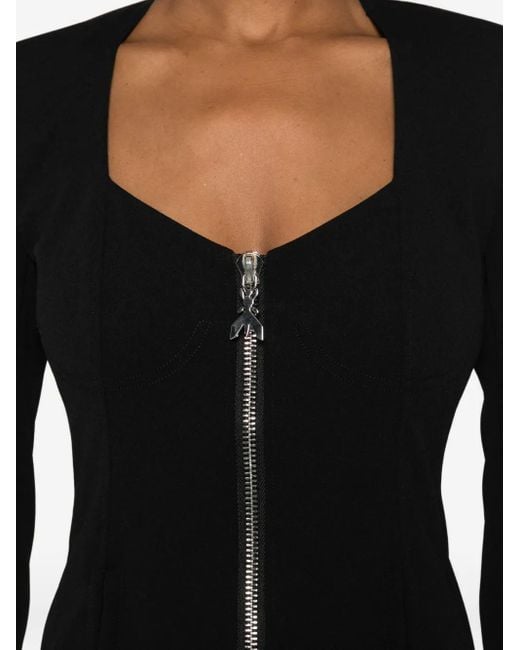 Patrizia Pepe ジップアップ ジャケット Black