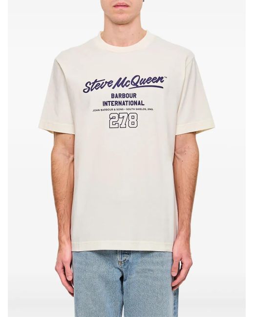 メンズ Barbour X Steve Mcqueen Colman T-shirt White