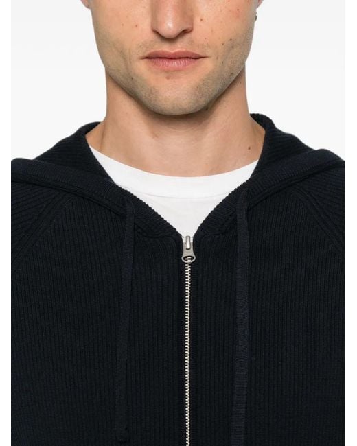 Carrera Black Matti Zip-Up Hoodie for men