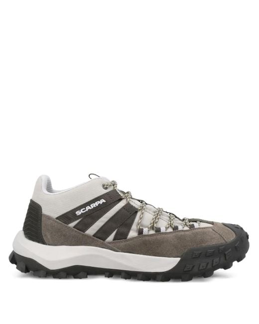 SCARPA Gray Mesh-Panel Trekking Shoes for men