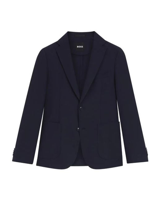 Boss Blue Two-Pockets Blazer for men