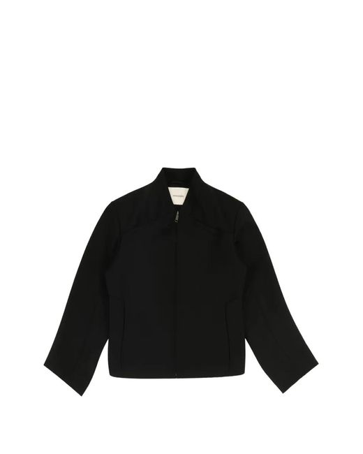 Entire studios Black Tria Zip-Up Jacket for men