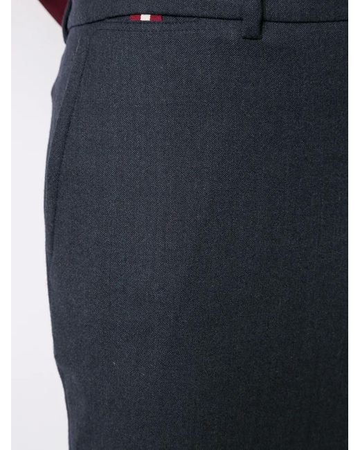 Bally Blue High-Waist Tailored Trousers for men