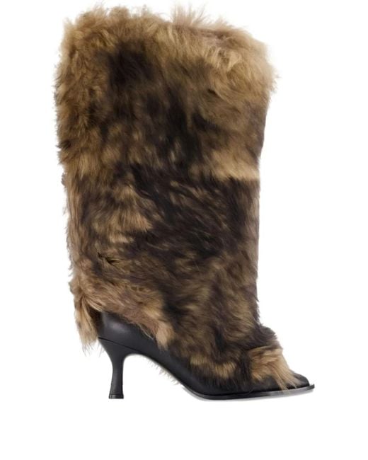 Ugg Brown X Ambush Fur Heeled Boots